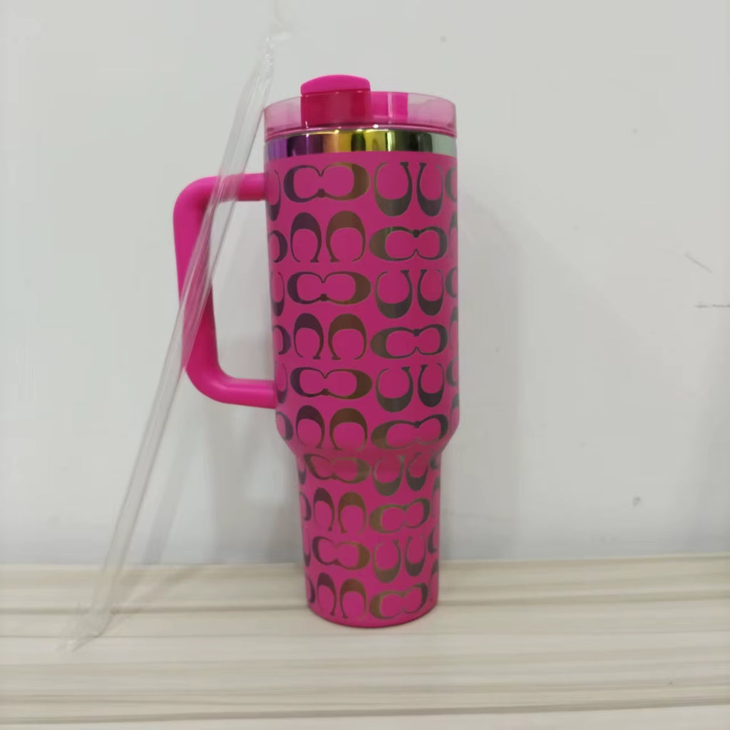 Best Seller Original Famous Brand Stan Cup Handle 40Oz Stainless Steel Vacuum Insulated Temperature Measurement Light Luxury