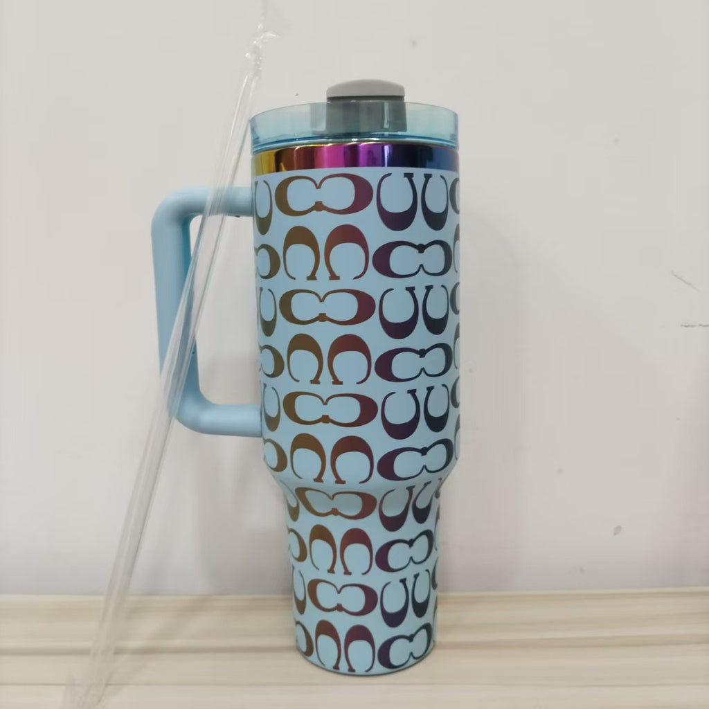 40oz Luxury Style Tumbler with Temperature Display - Stainless Steel Insulated Travel Mug