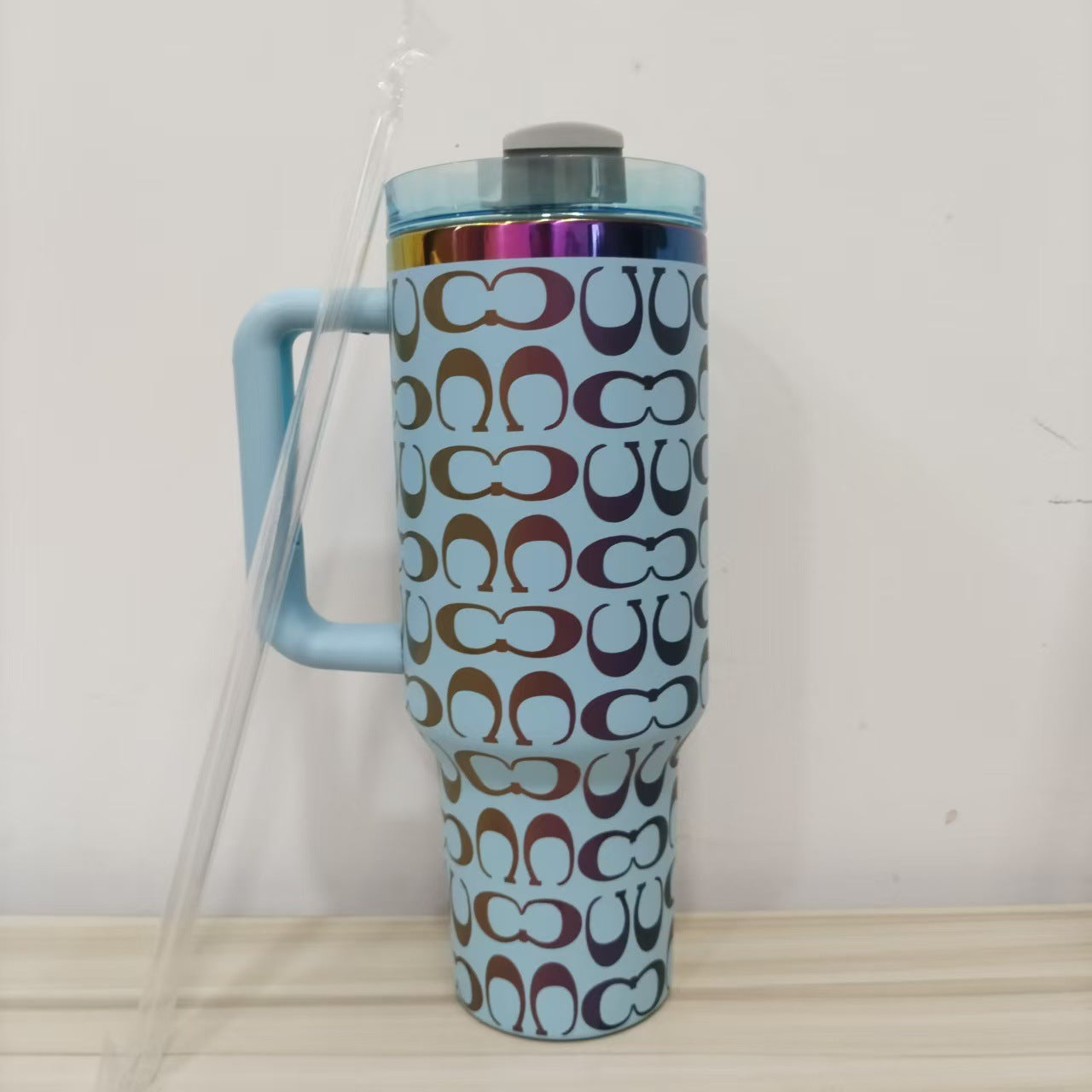 40oz Luxury Style Tumbler with Temperature Display - Stainless Steel Insulated Travel Mug